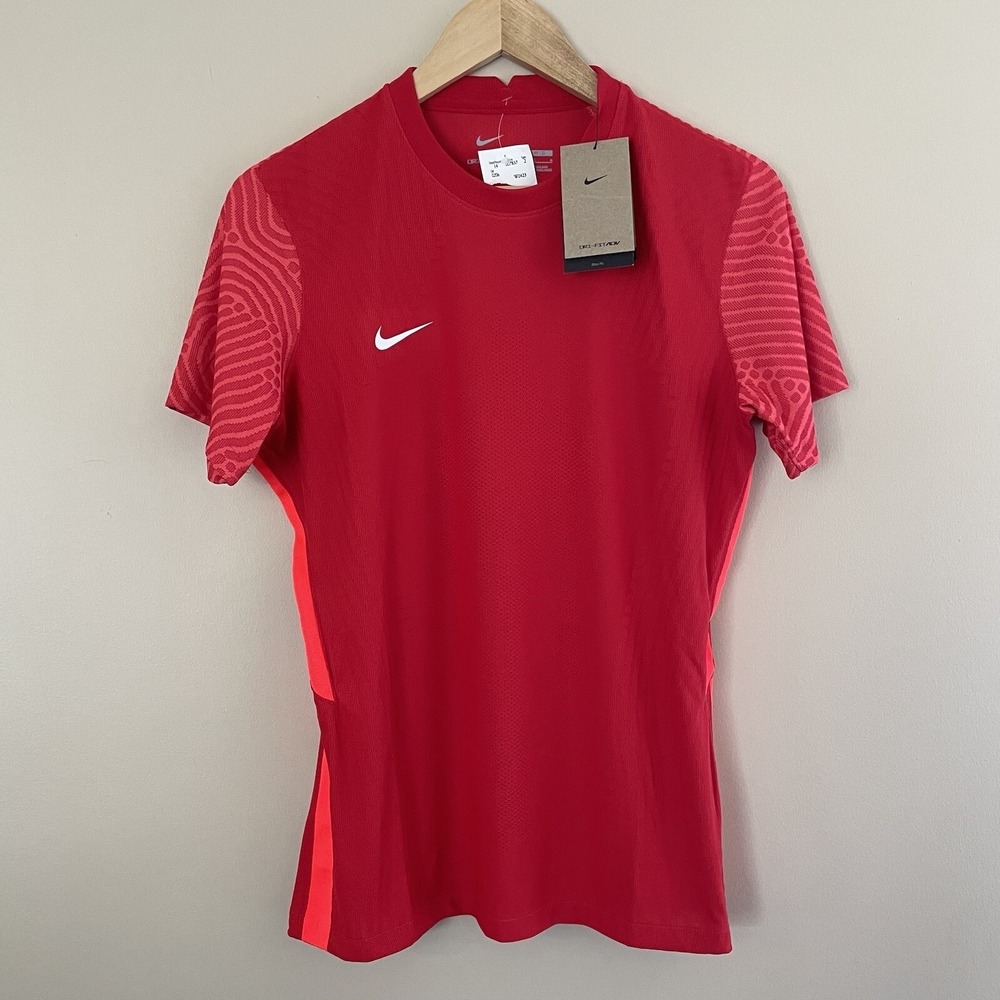 NIKE Dri-Fit ADV Women's Soccer Jersey Red Slim‎ Fit Large NWT Sport